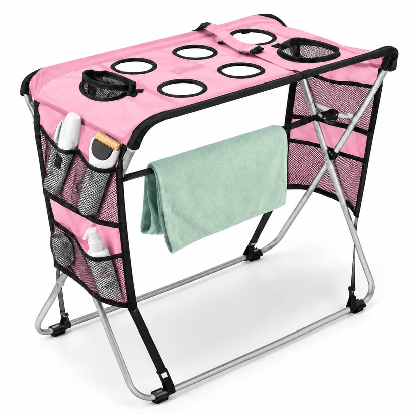 Foldable Pet Grooming Adjustable Table