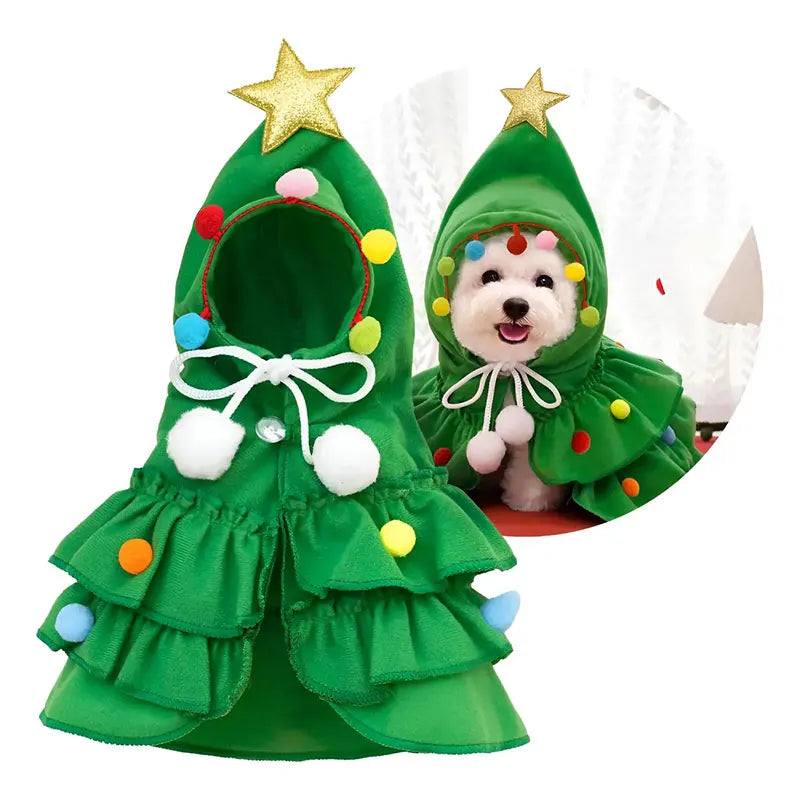 1Pcs Christmas Pet Clothing - Christmas Tree-