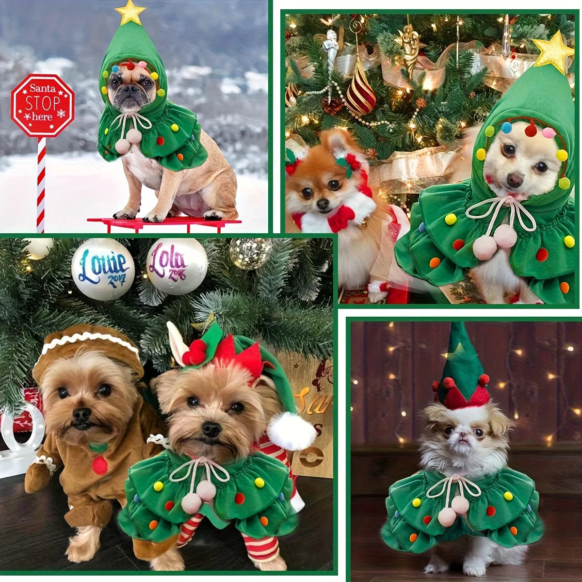 1Pcs Christmas Pet Clothing - Christmas Tree-