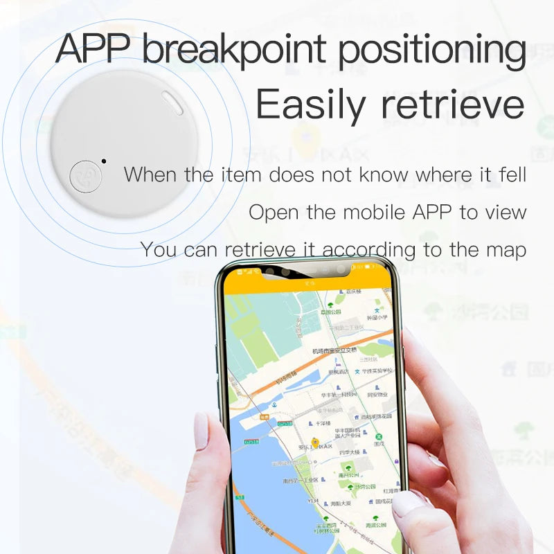 GPS Tracker Bluetooth 5.0 Anti-Lost GPS Mini Device 